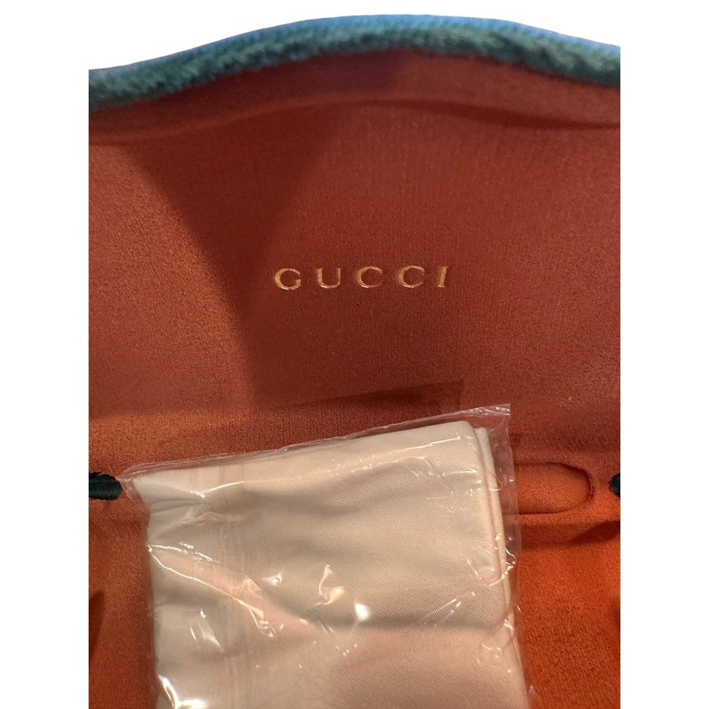 Gucci Tortoise Star Interlocking G Oversized Square Sunglasses GG0208S Brown - Picture 7 of 16